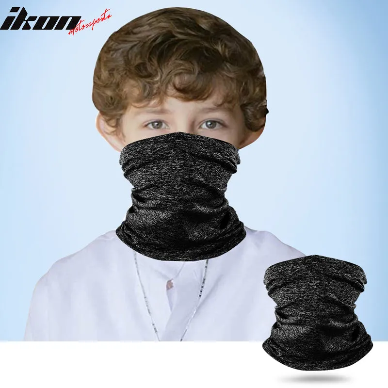 Kids Neck Gaiter Bandana Face Mask Tube Scarf Balaclava Headband Proof