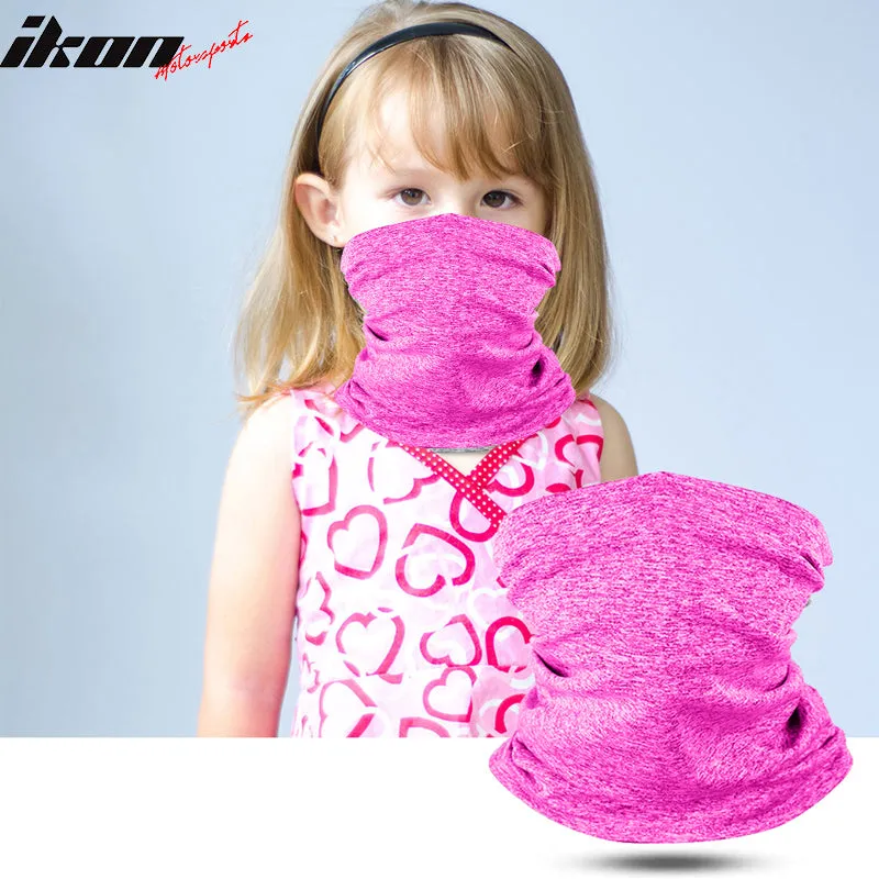 Kids Neck Gaiter Bandana Face Mask Tube Scarf Balaclava Headband Proof