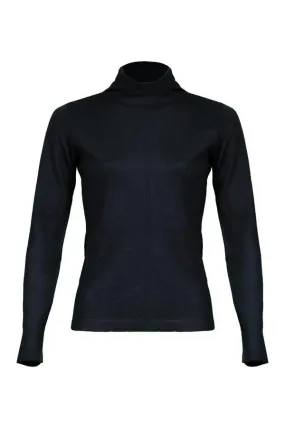 Kinross Cashmere Seamed Funnel Neck Pullover