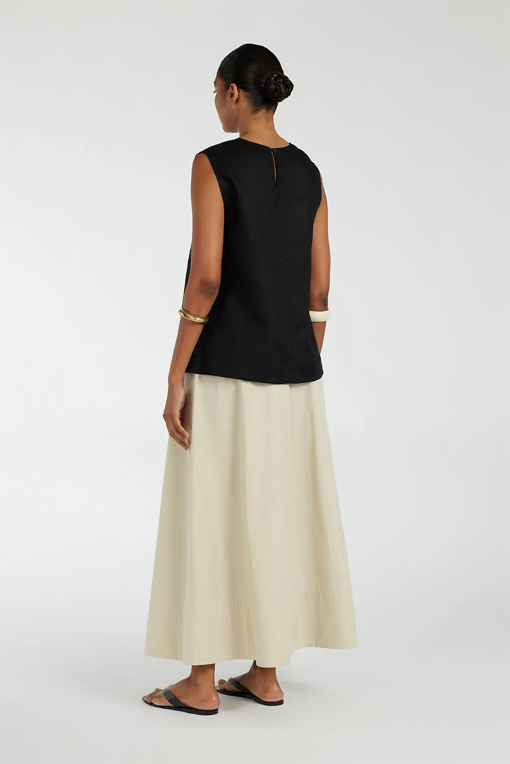 KIRSTY STONE COTTON CIRCLE SKIRT