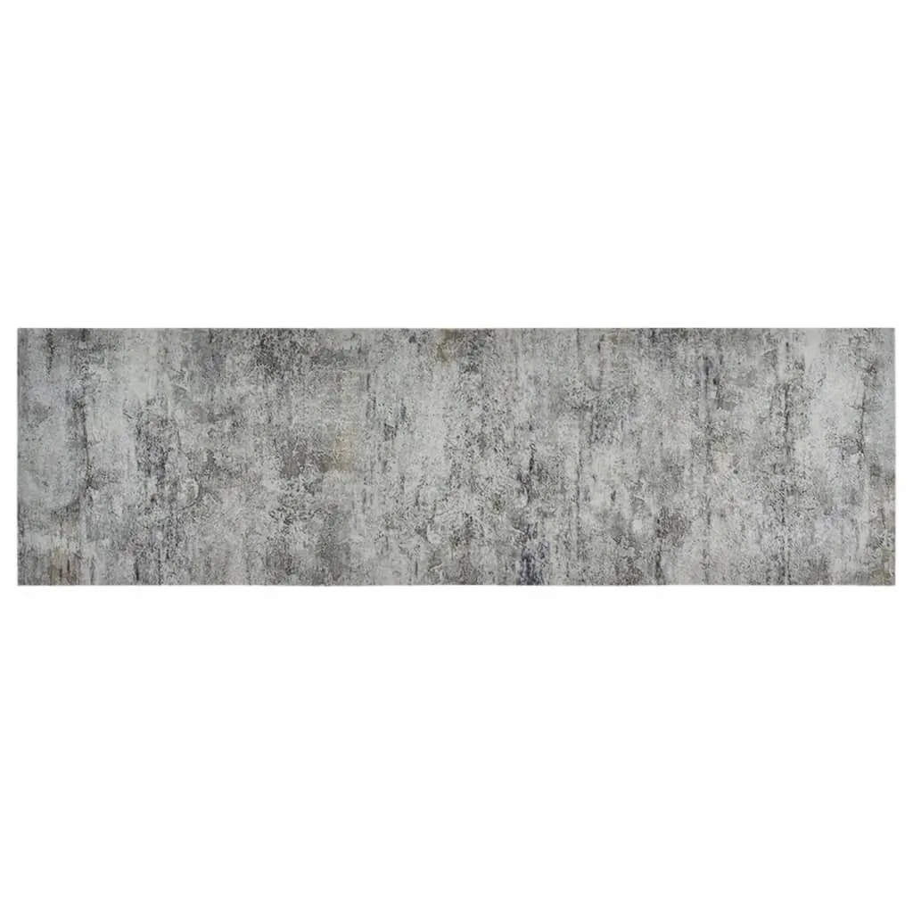 Kitchen Rug Washable Beton 60x180 cm Velvet