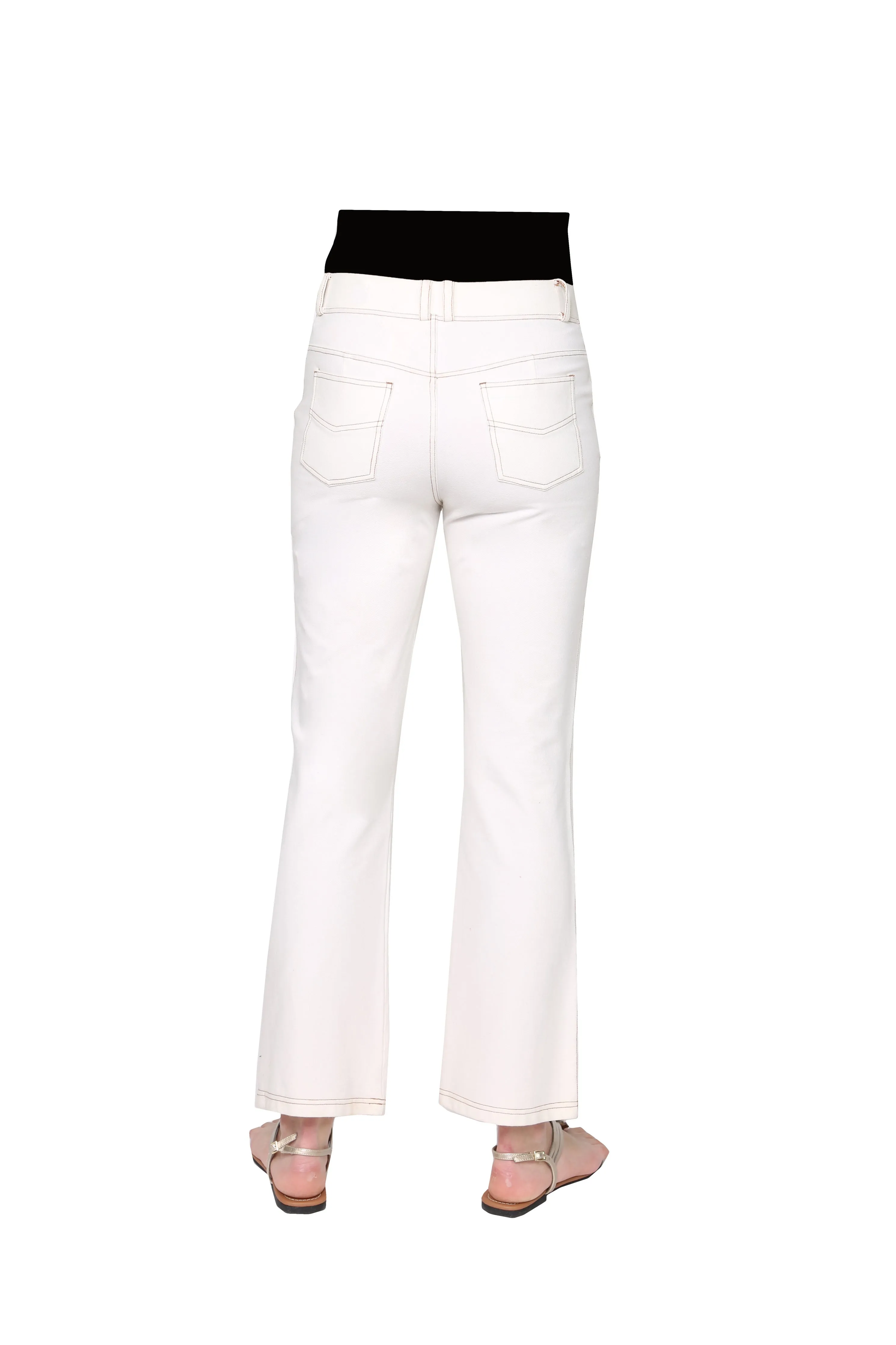 La Cera Stretch Knit Boot Cut Pant