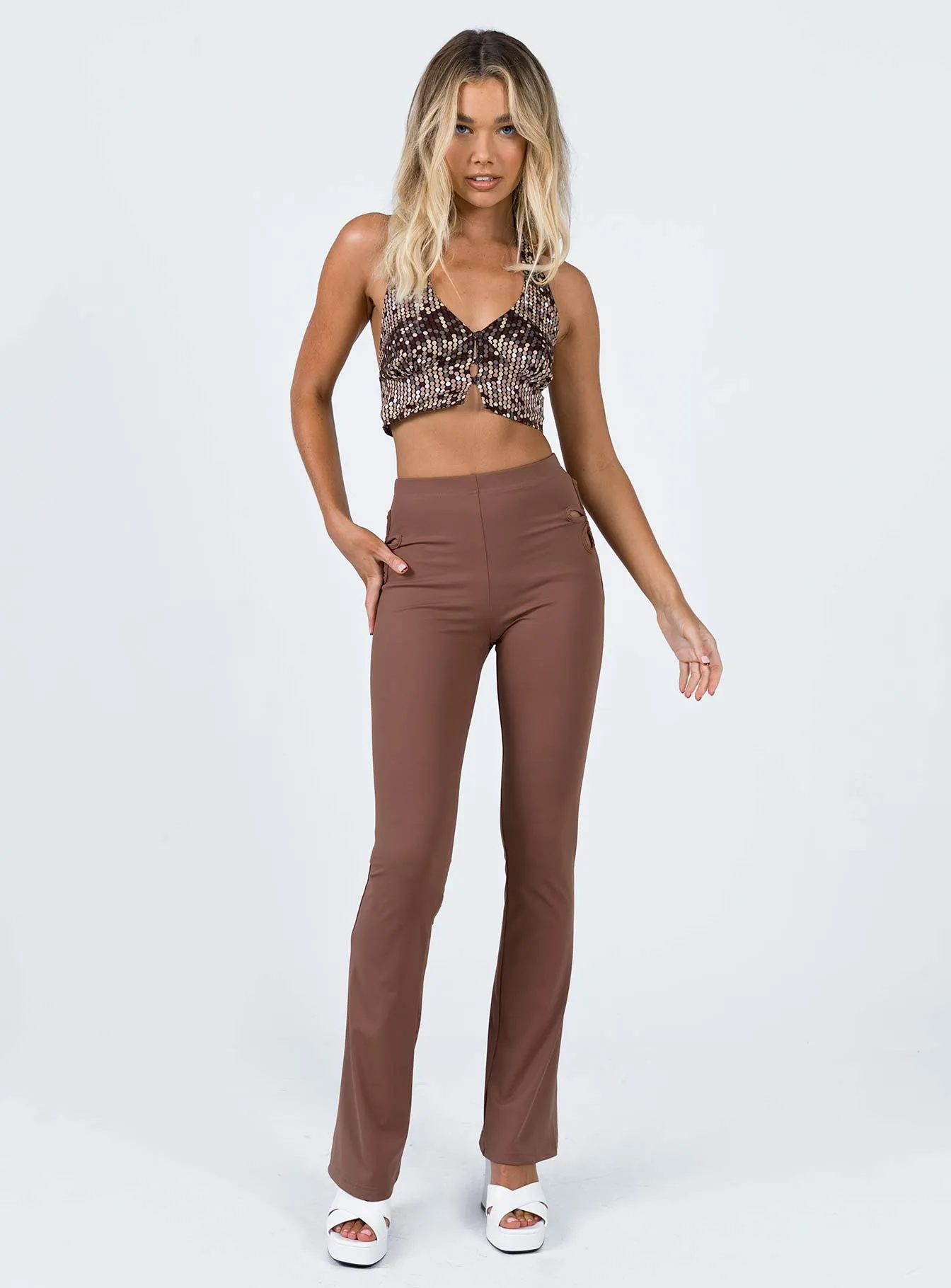 Laken Pants Brown