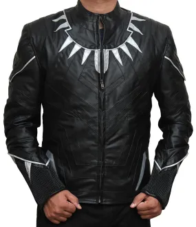 Leather Jackets Hub Mens Synthetic Leather Jacket (Black, fencing Jacket) - 1701014