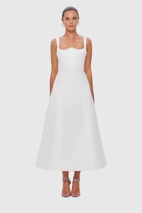 Leo Lin Odette Midi Dress - Snow