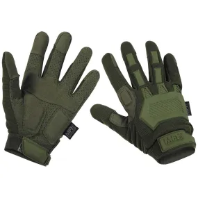 MFH Action Tactical Gloves Olive Green