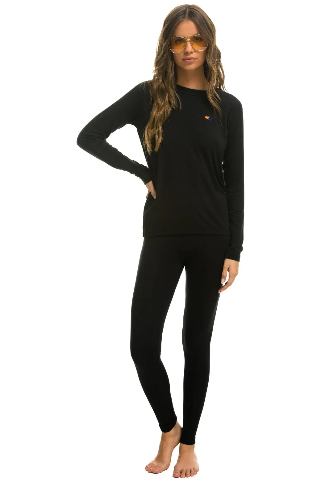 MICRO MODAL BASE LAYER BOTTOM - BLACK