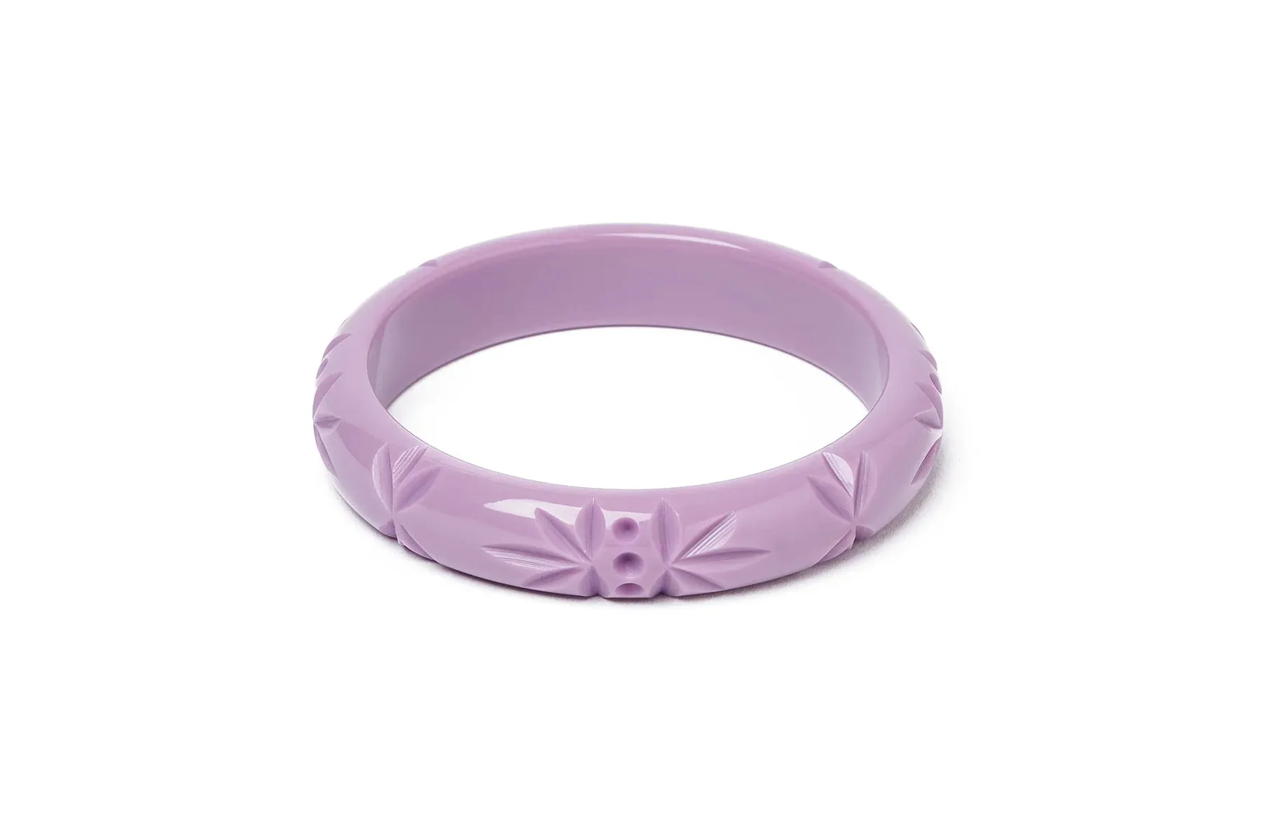 Midi Heather Heavy Carve Bangle by Splendette