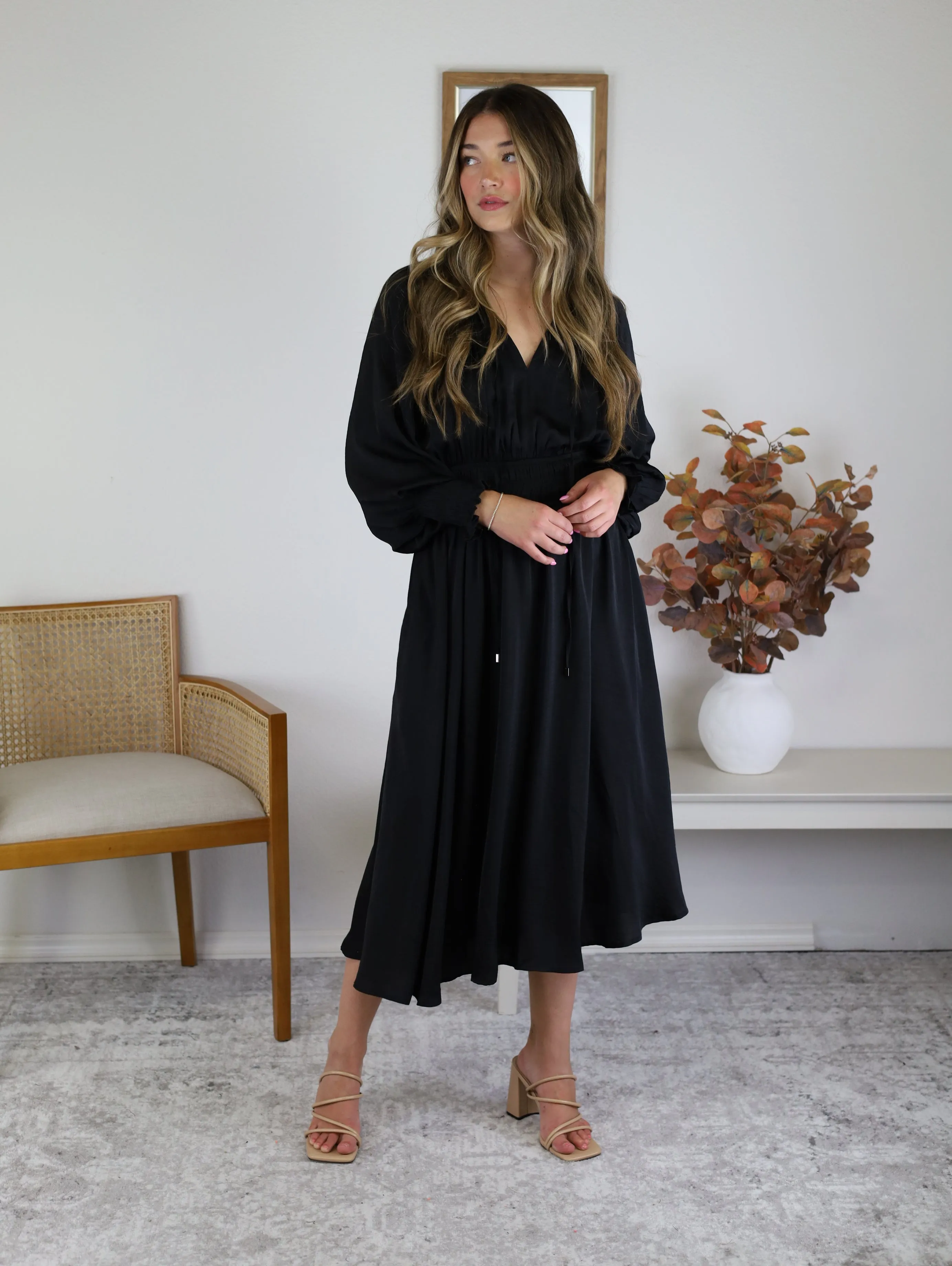 Midnight Midi Dress