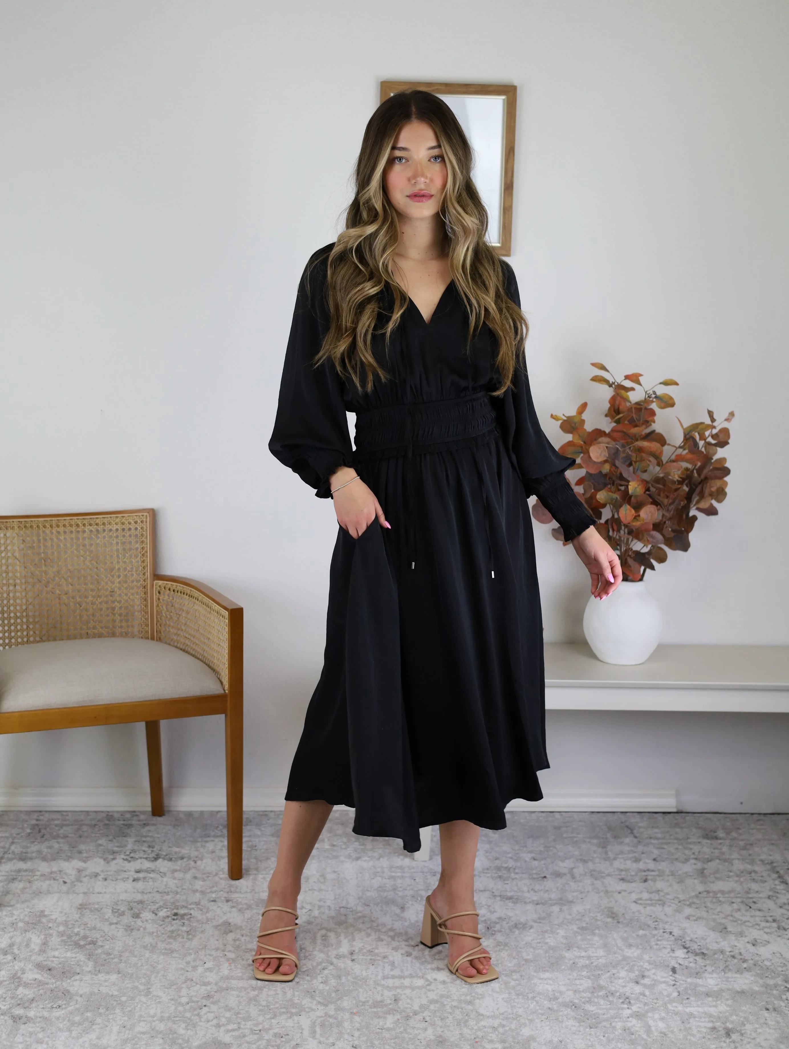 Midnight Midi Dress