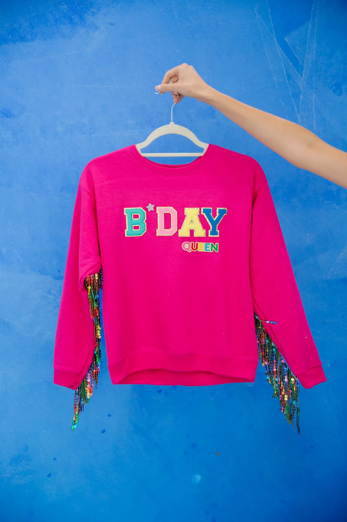 MINI KIDS BIRTHDAY QUEEN FRINGE PULLOVER