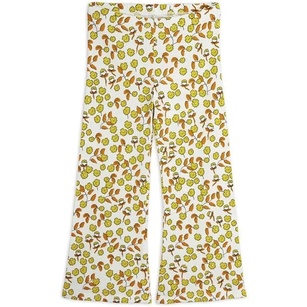 Mini Rodini Multi Flowers Aop Flared Pants