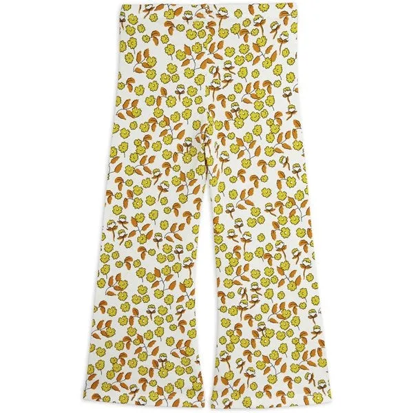 Mini Rodini Multi Flowers Aop Flared Pants