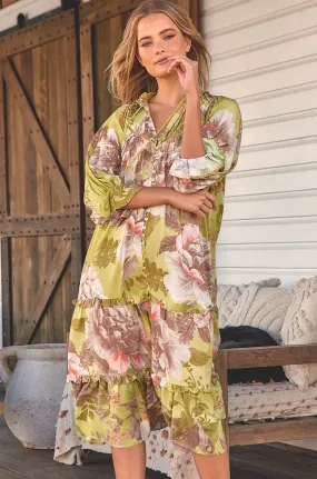 MISTLETOE BRIANA MIDI DRESS