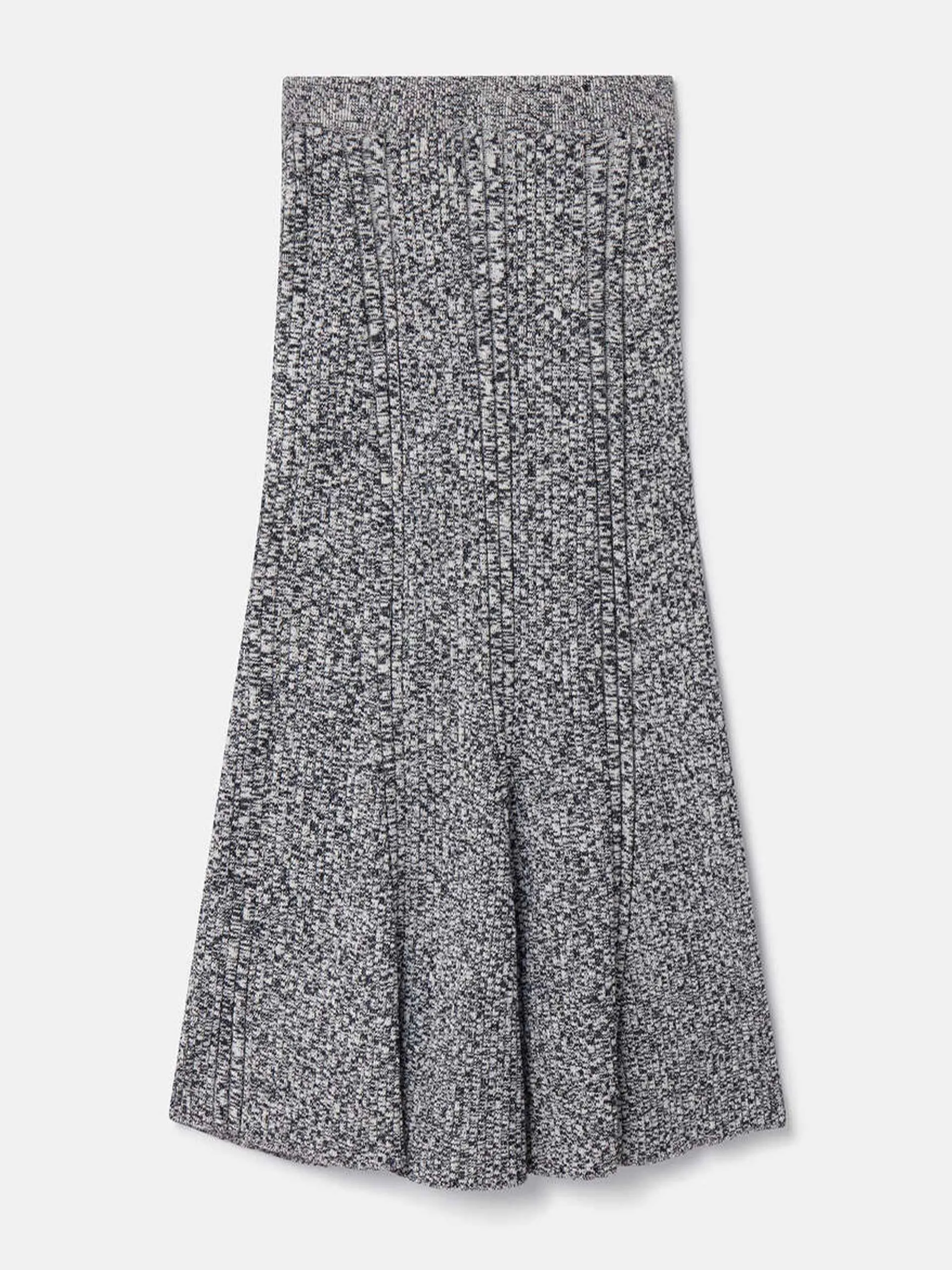 Mouline rib knit skirt