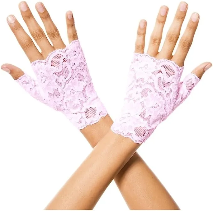 Music Legs Lace Fingerless Gloves ML416