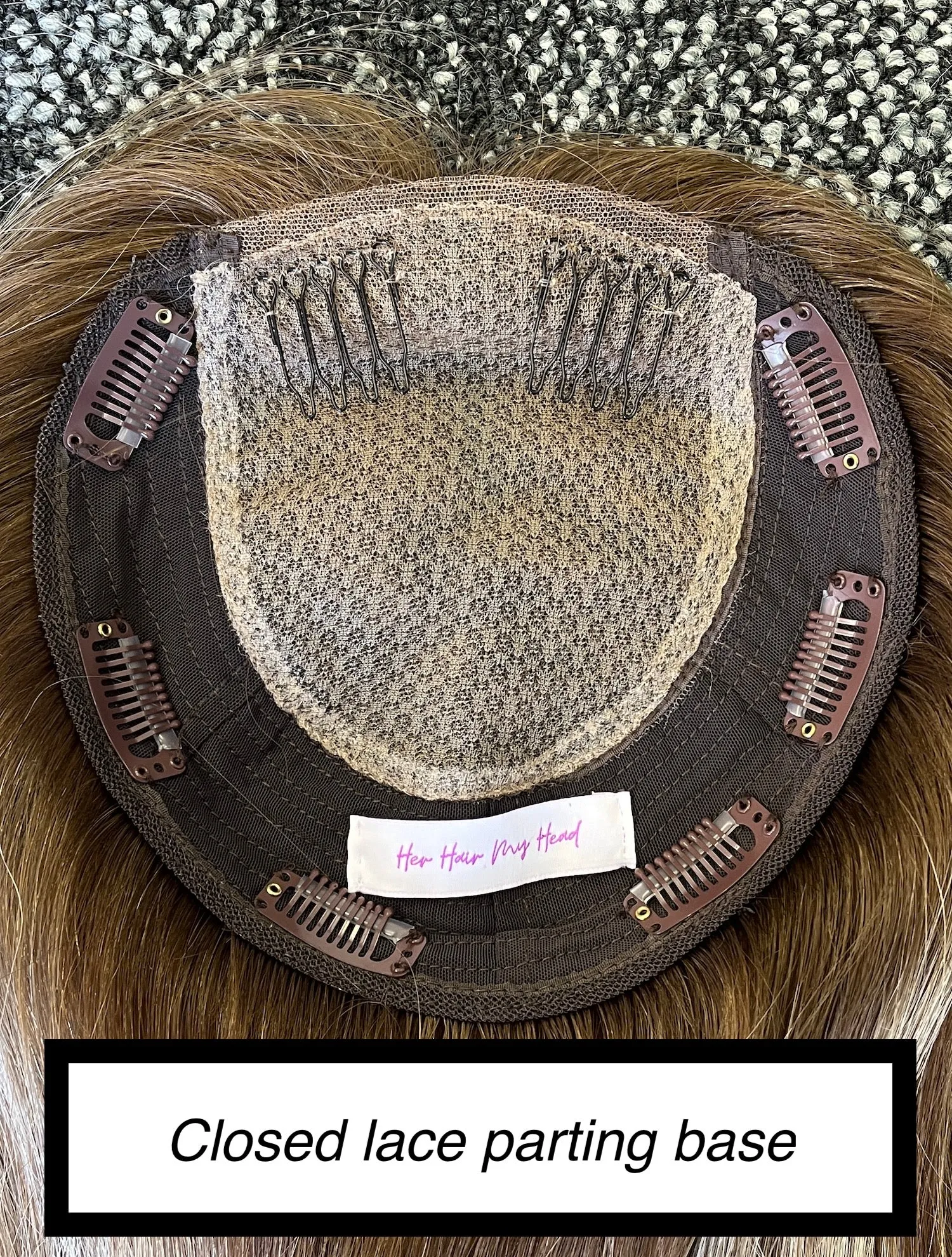 NAOMI | Super Flat human hair topper