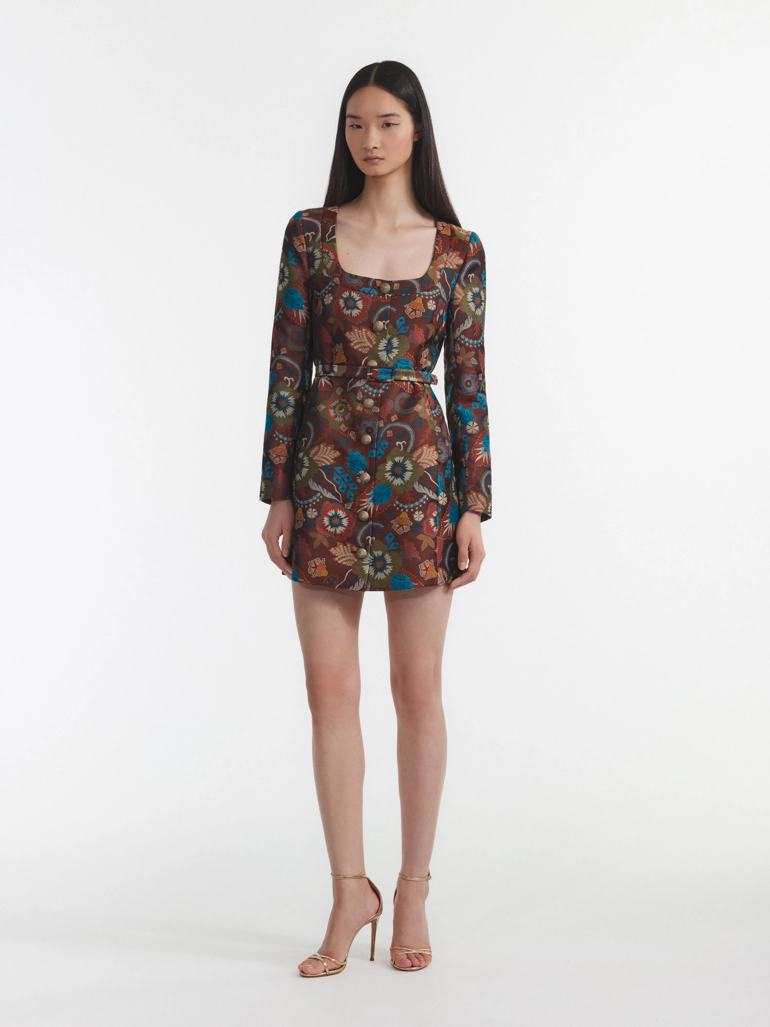 Natalya B Dress in Autumn Blooms