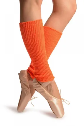 Neon Orange Dance/Ballet Leg or Arm Warmers