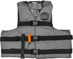 NYLON FLOTATION VEST GREY/BLACK XS