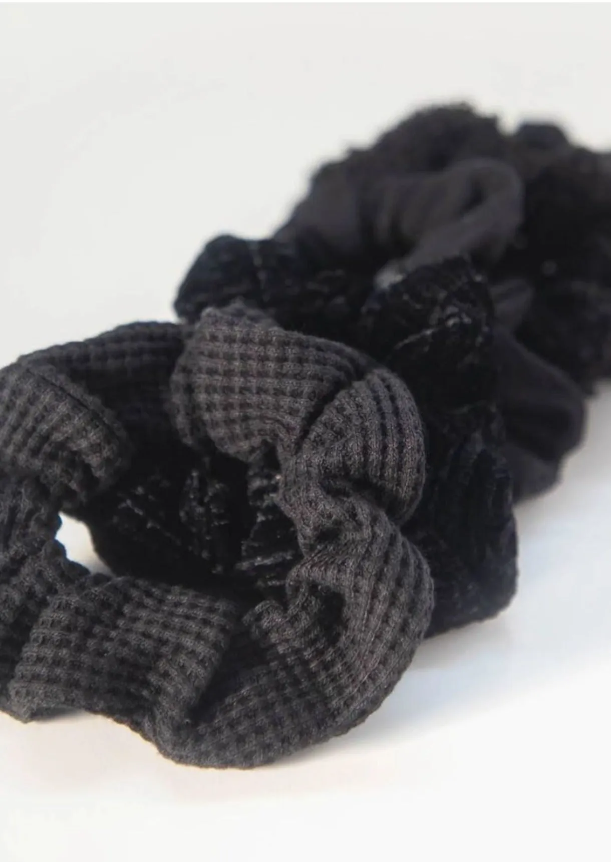 OLD LISTING - Textured Scrunchie 5 Pack -FINAL SALE