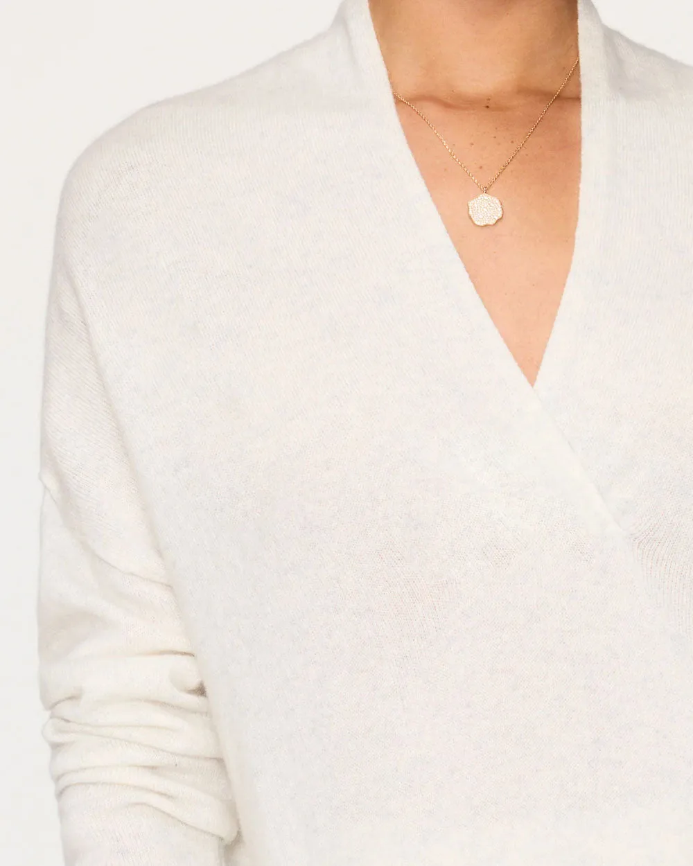 Overcast Siena Wrap Neck Pullover