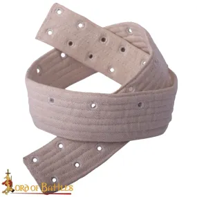 Padded Arming Lacing Belt (White)