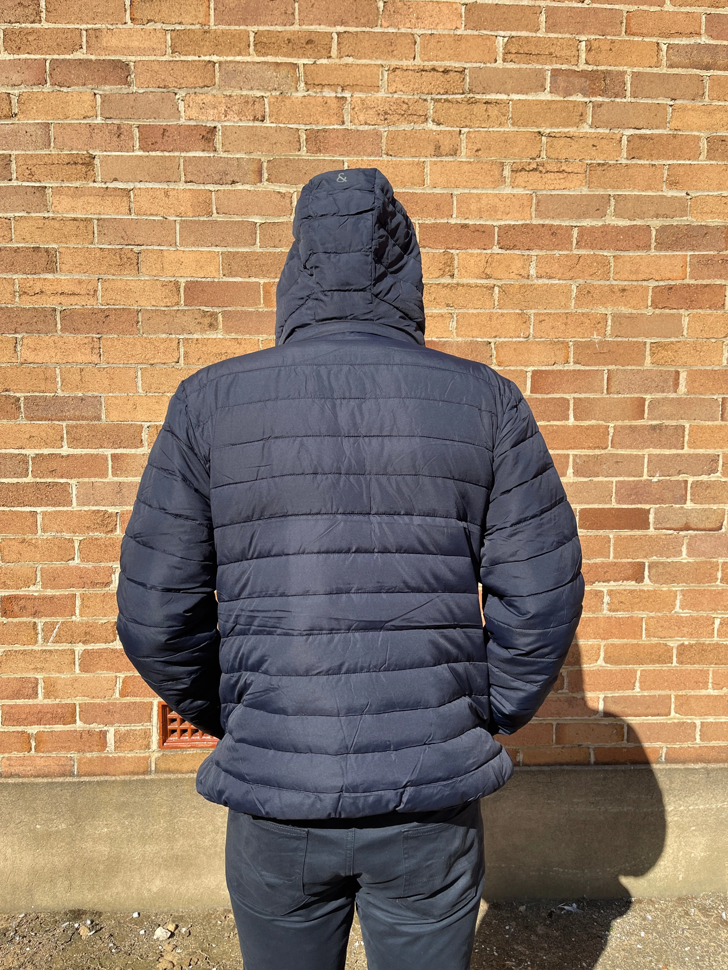 Padded Jacket - Navy | Burgundy