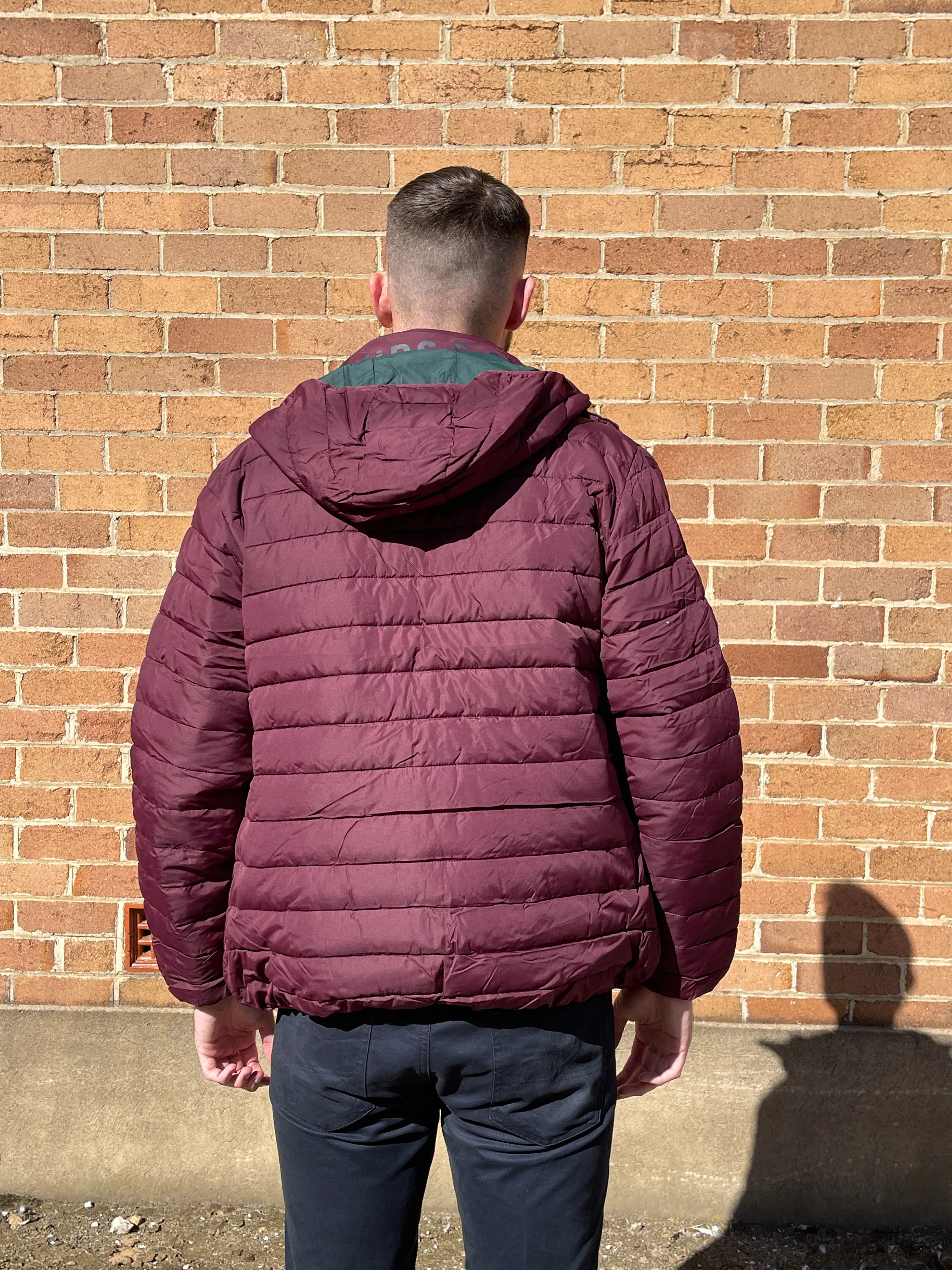 Padded Jacket - Navy | Burgundy