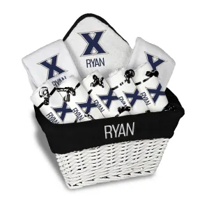 Personalized Xavier Musketeers Large Basket - 9 Items