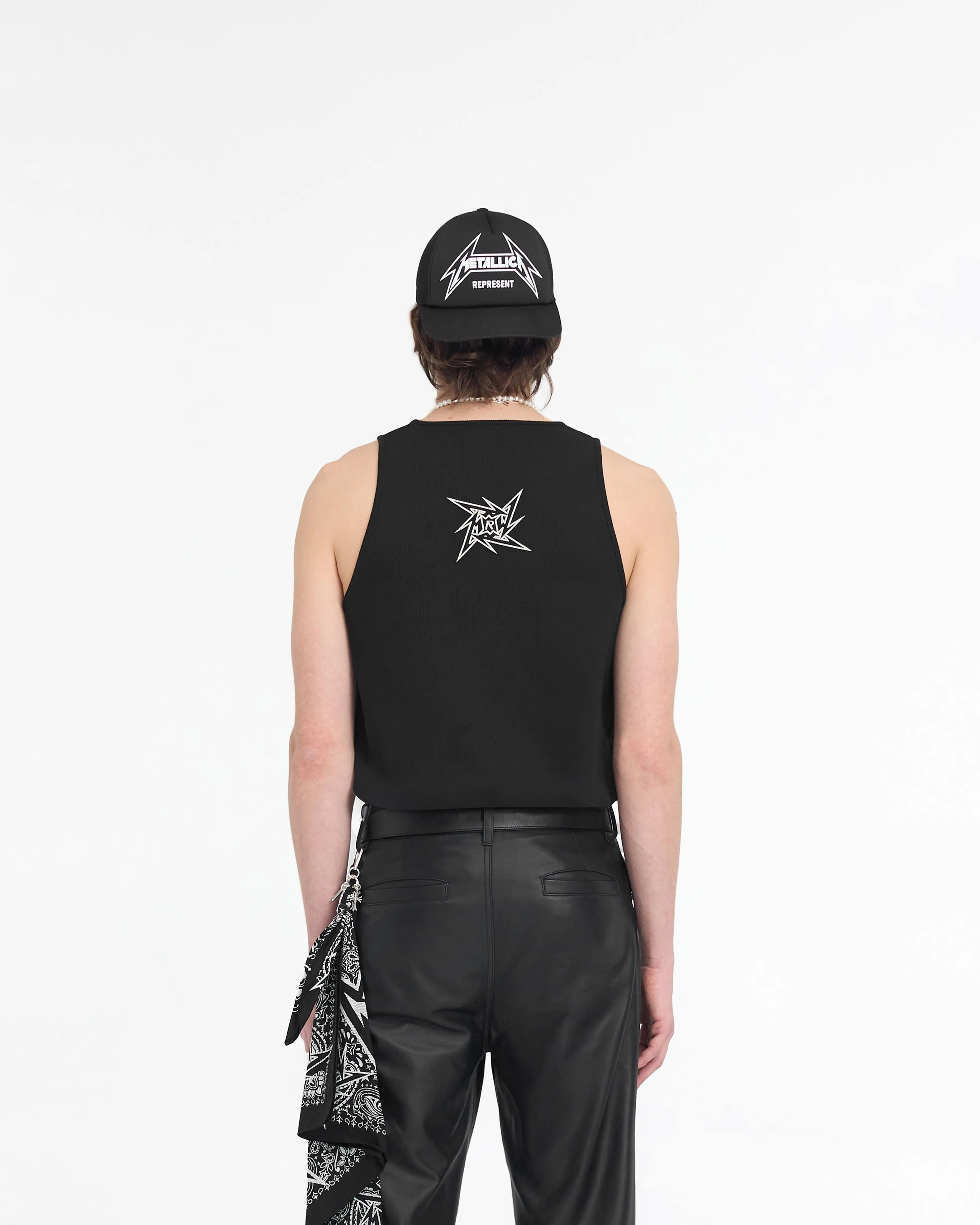 Represent X Metallica‚Ñ¢Ô∏è Local Crew Vest - Jet Black