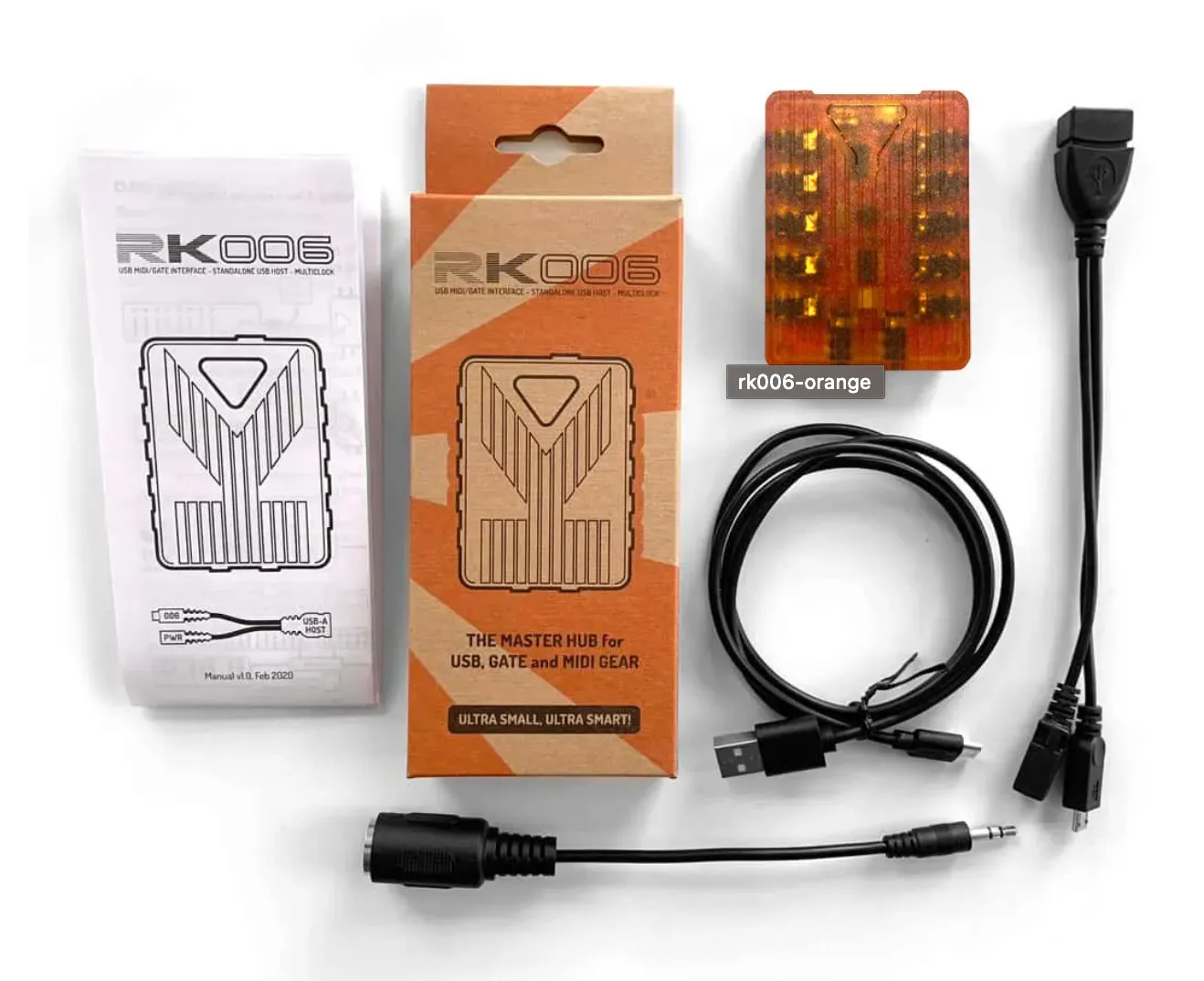 Retrokits RK-006 Portable USB MIDI/Gate Hub   RK006 Cable Bundle