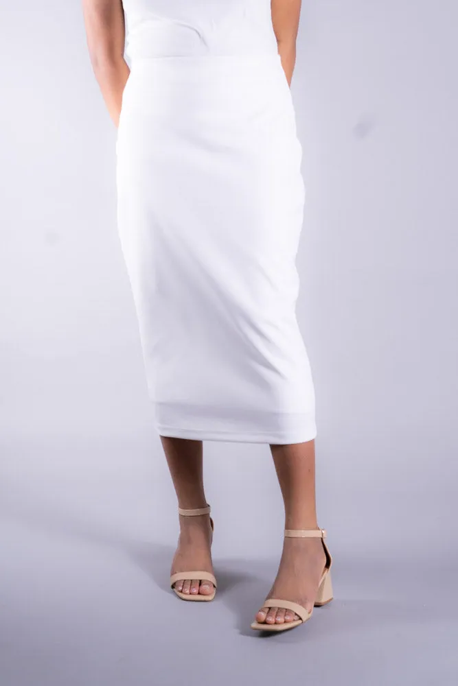 Riley Midi in White