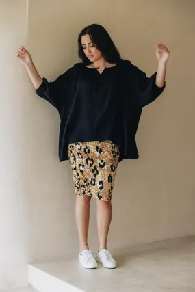 Ruche Skirt | Enchanted Leopard | FINAL SALE