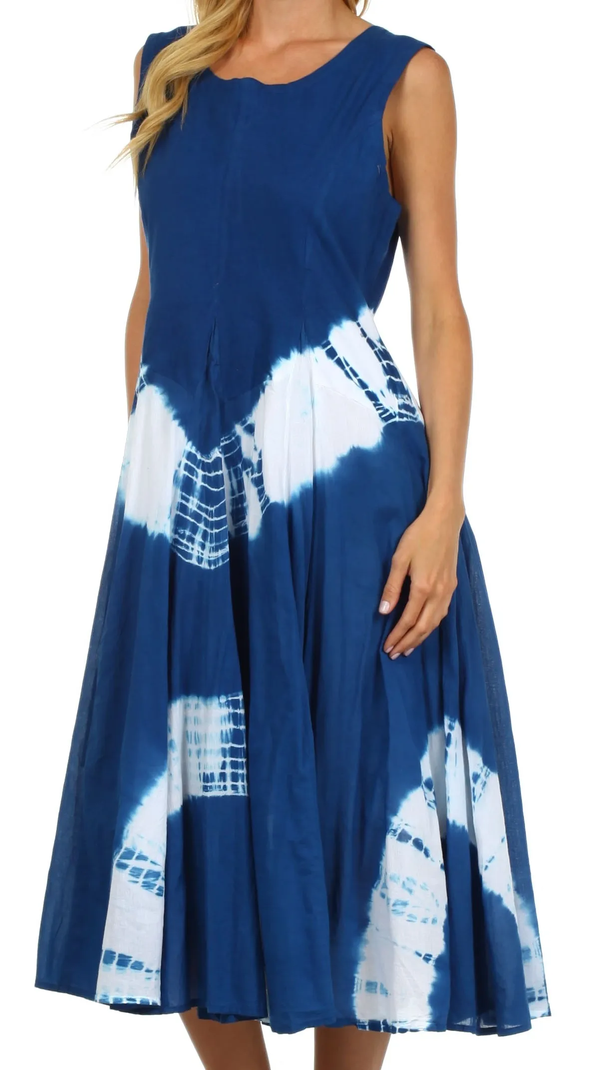 Sakkas Windsong Tie Dye Two Way Dress