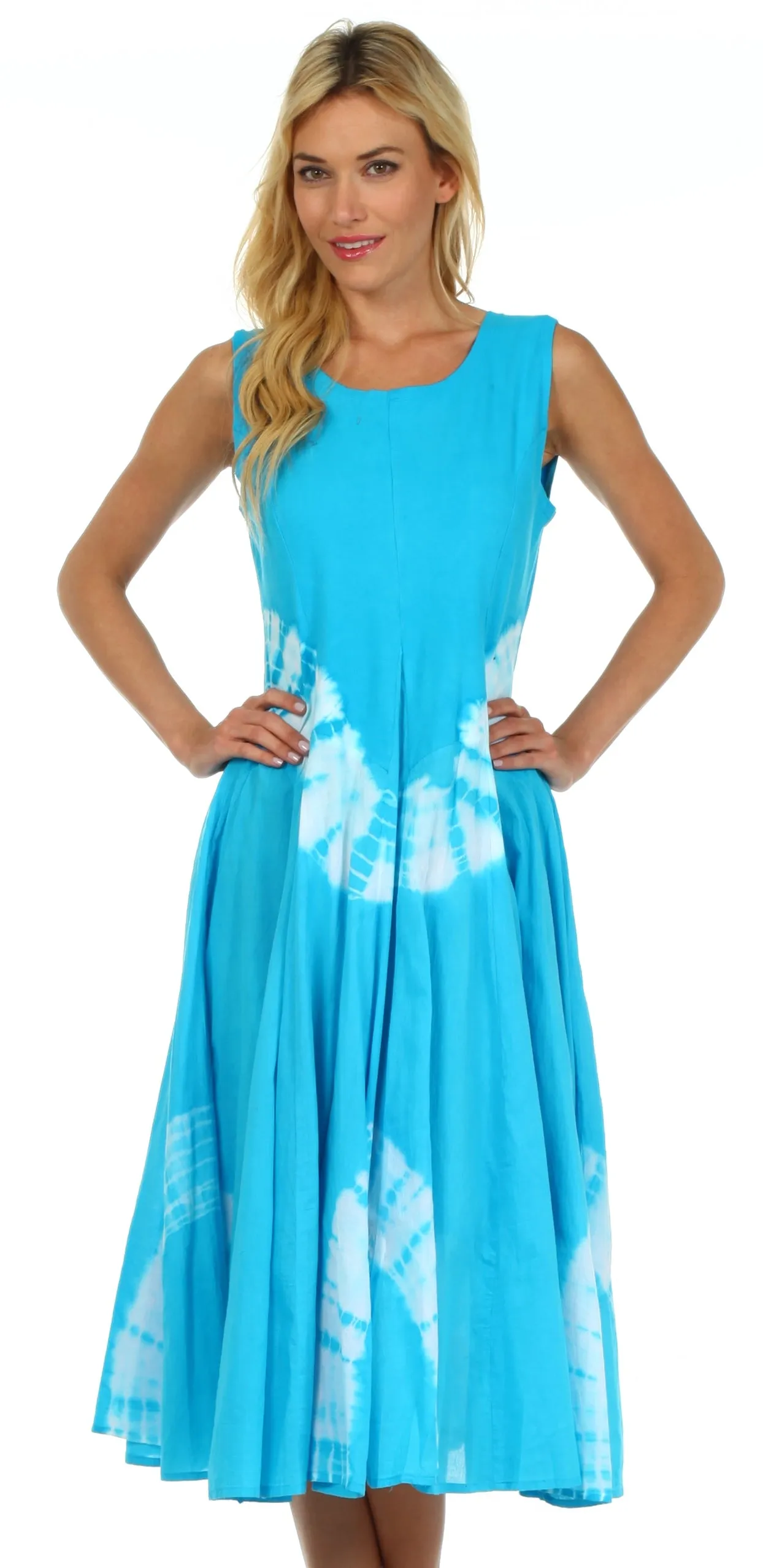 Sakkas Windsong Tie Dye Two Way Dress