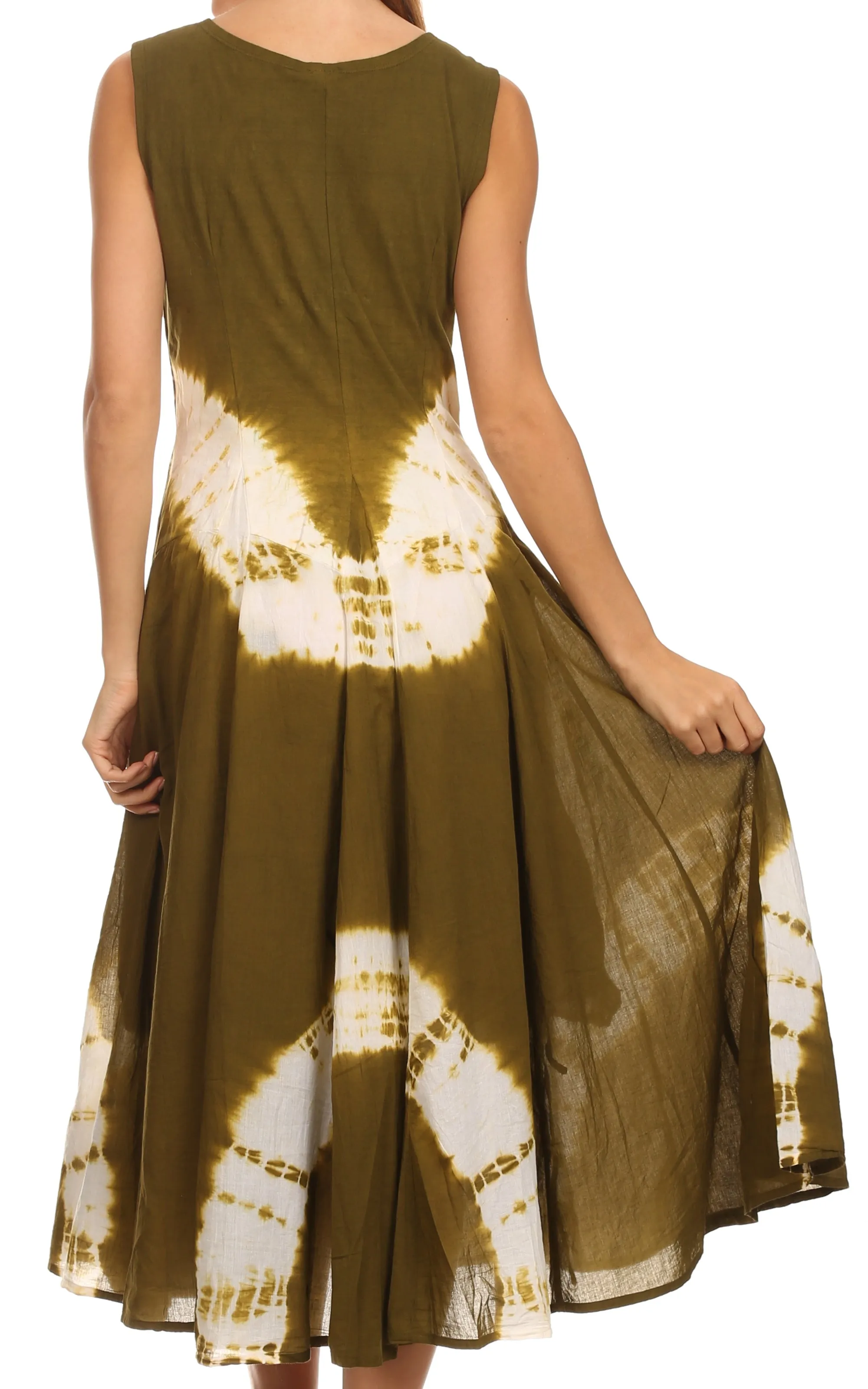 Sakkas Windsong Tie Dye Two Way Dress