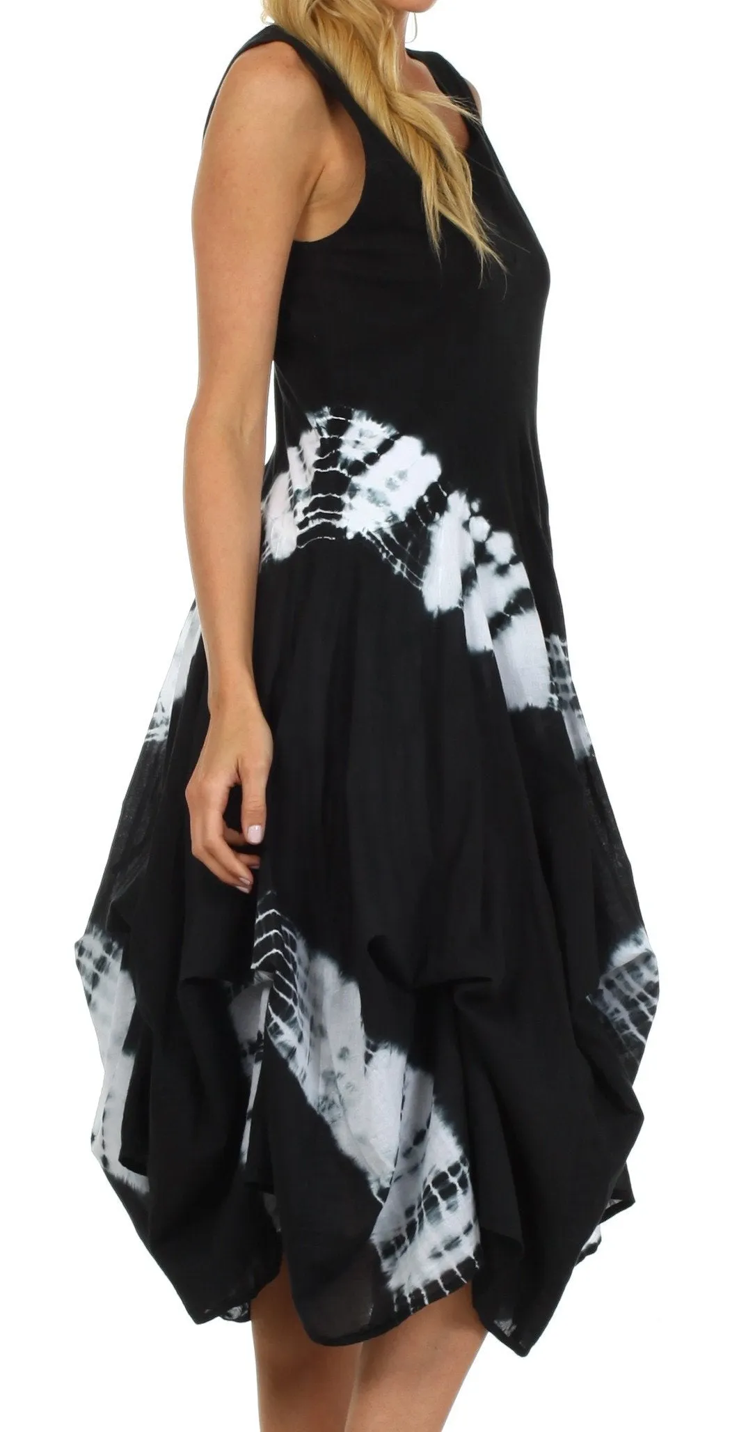 Sakkas Windsong Tie Dye Two Way Dress