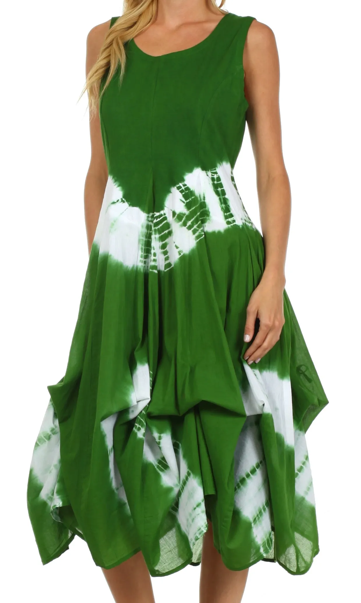 Sakkas Windsong Tie Dye Two Way Dress