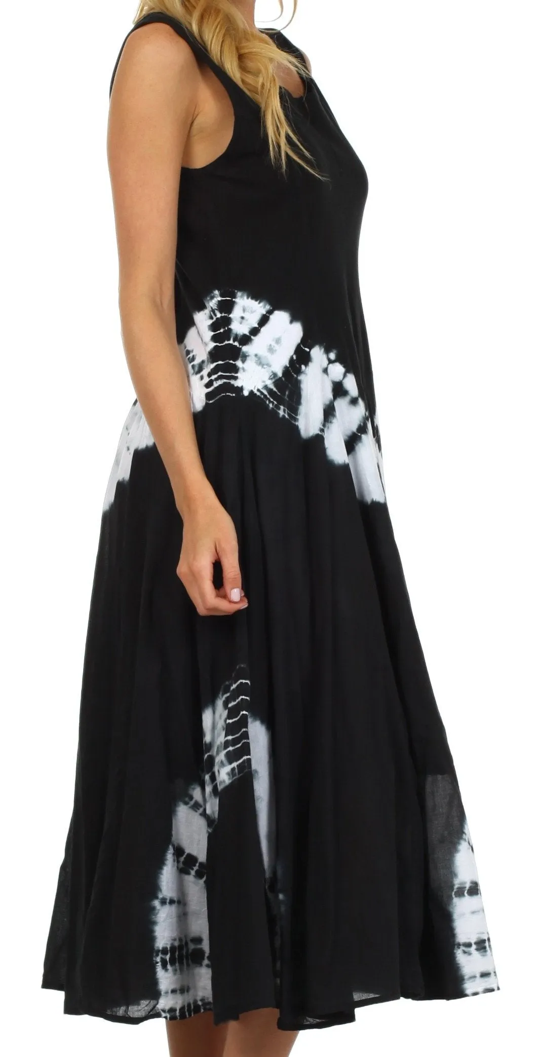 Sakkas Windsong Tie Dye Two Way Dress