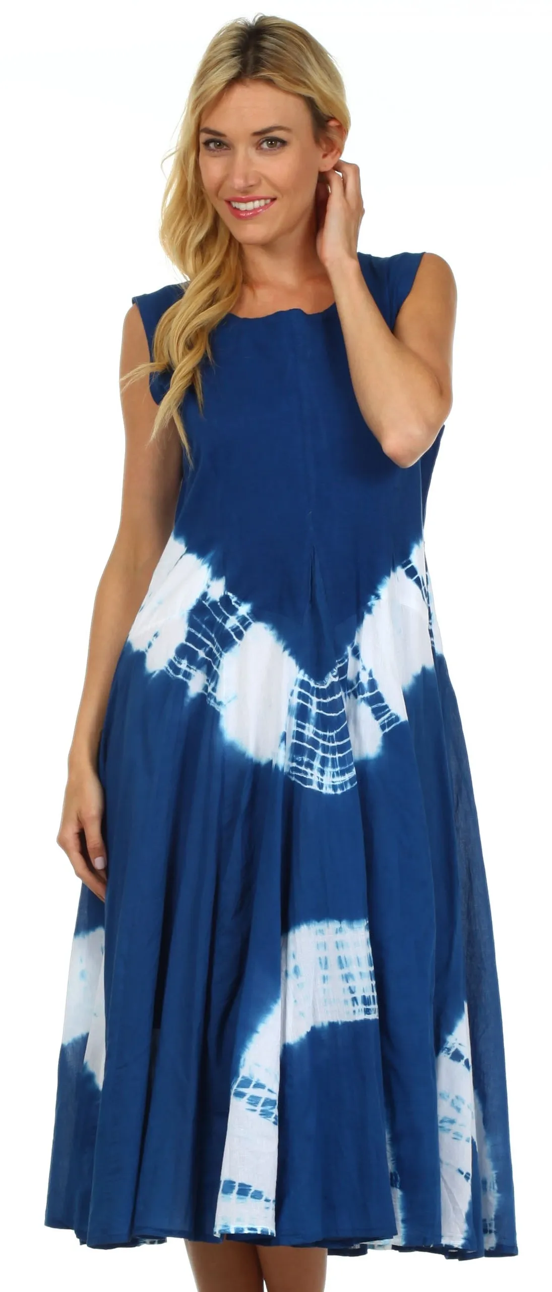 Sakkas Windsong Tie Dye Two Way Dress