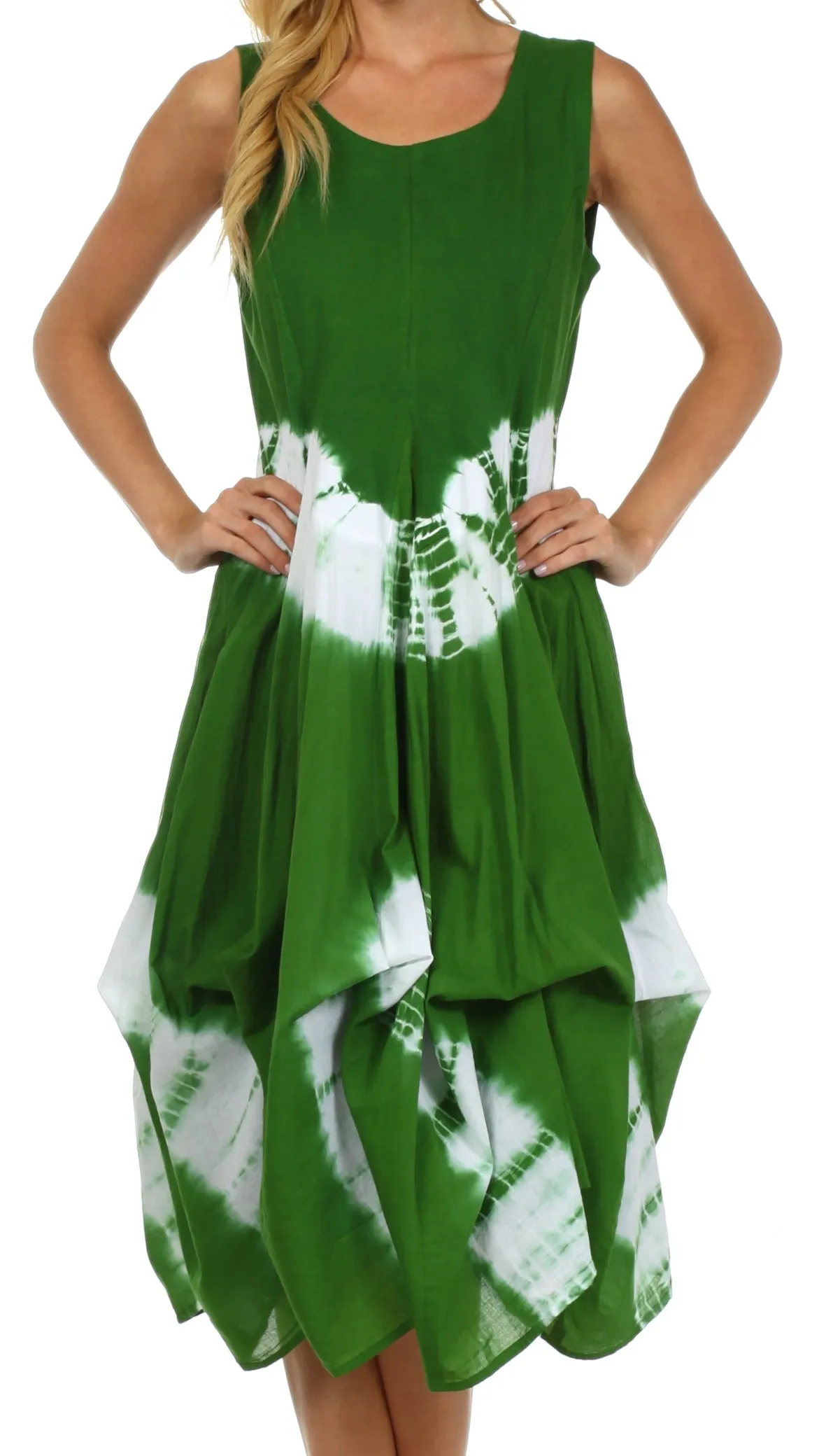 Sakkas Windsong Tie Dye Two Way Dress