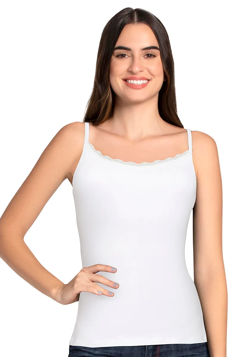 Shelf Support Camisole - White