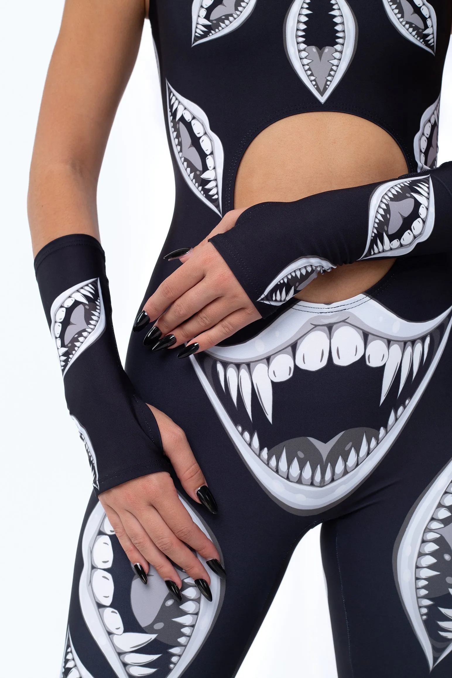 Sinister Smiles Keyhole Catsuit