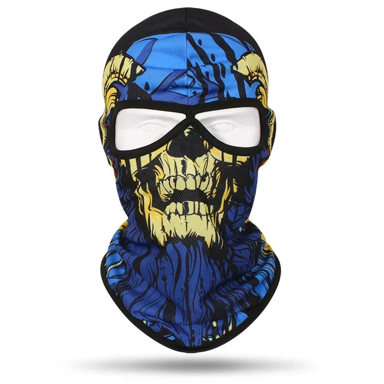 Skull Men Balaclava  Breathable Windproof