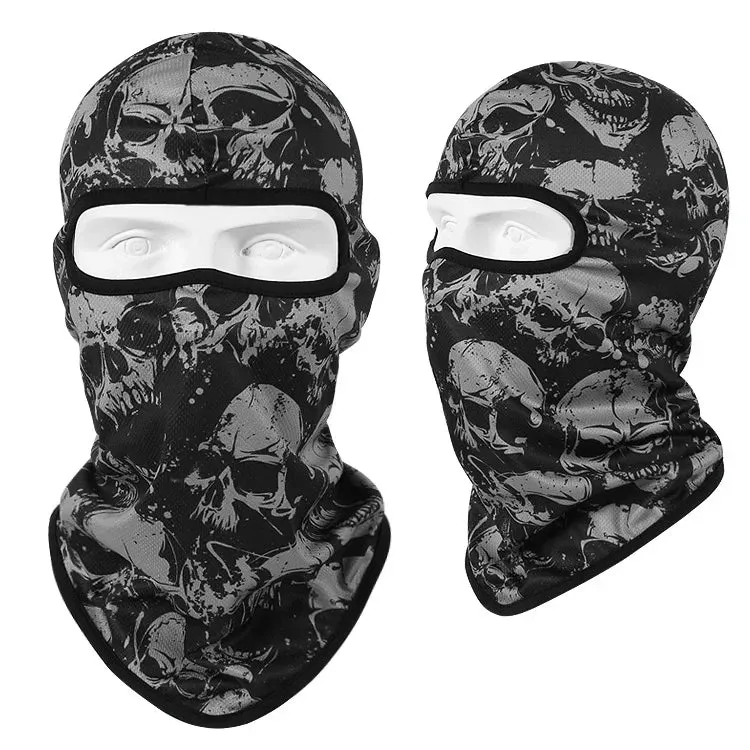 Skull Men Balaclava  Breathable Windproof