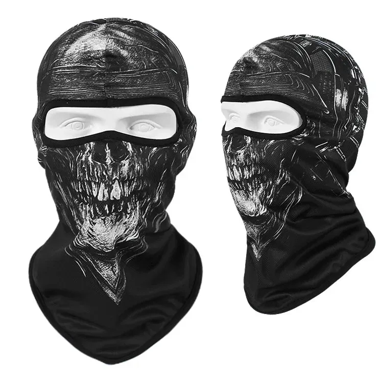 Skull Men Balaclava  Breathable Windproof