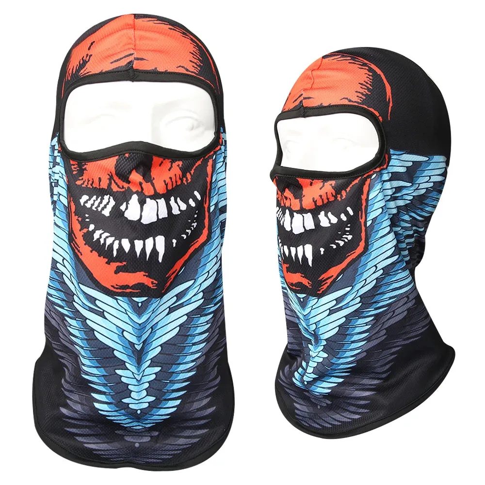 Skull Men Balaclava  Breathable Windproof