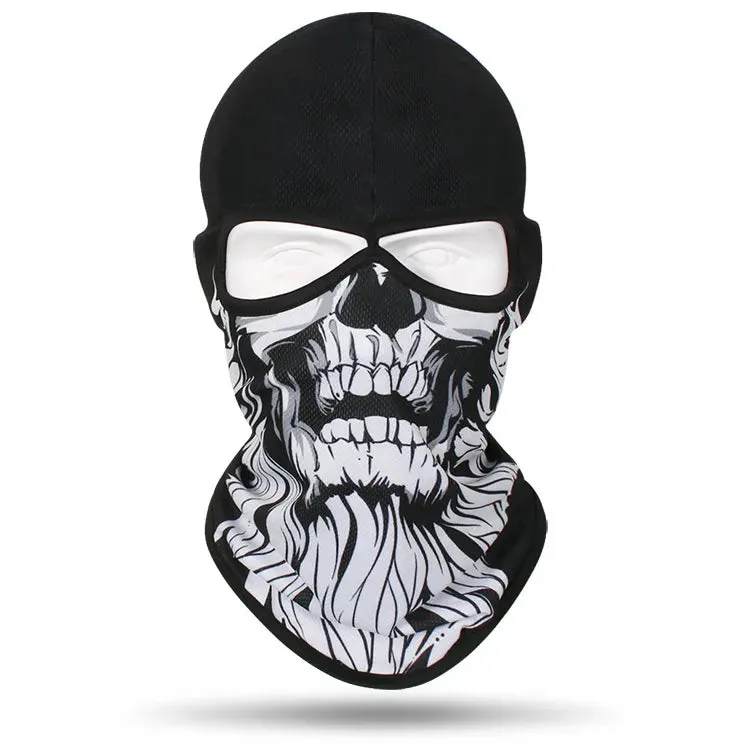 Skull Men Balaclava  Breathable Windproof