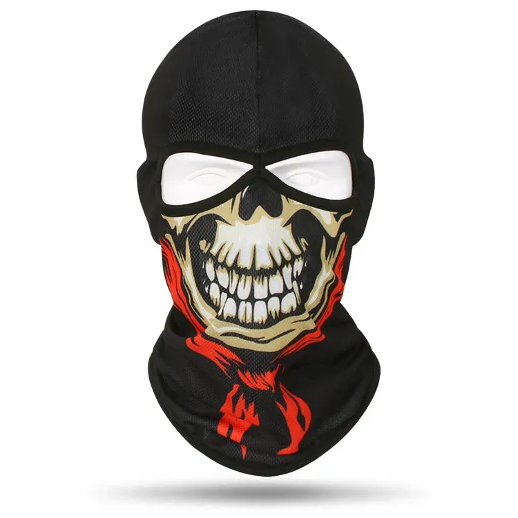 Skull Men Balaclava  Breathable Windproof